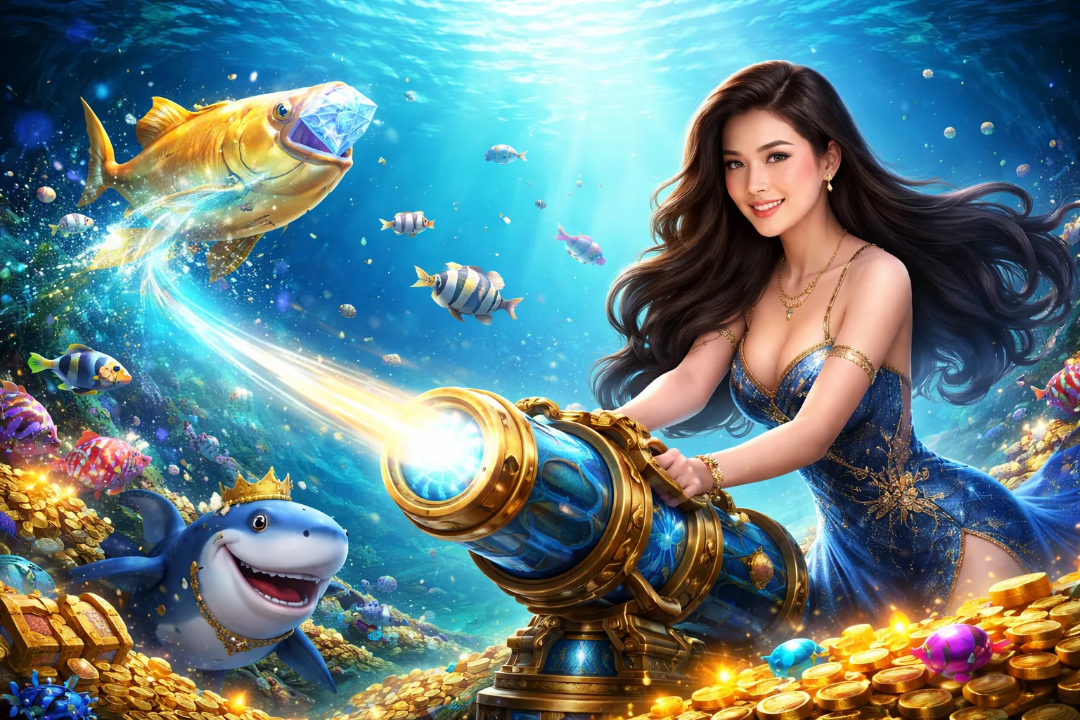 Đồ họa game bắn cá sắc nét 33king
