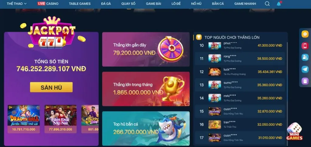 Giao diện điền thông tin đăng nhập 33king